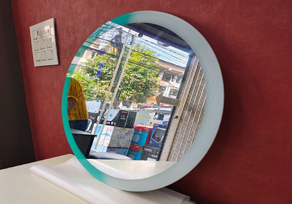 DOUBLE COLOUR MIRROR ROUND