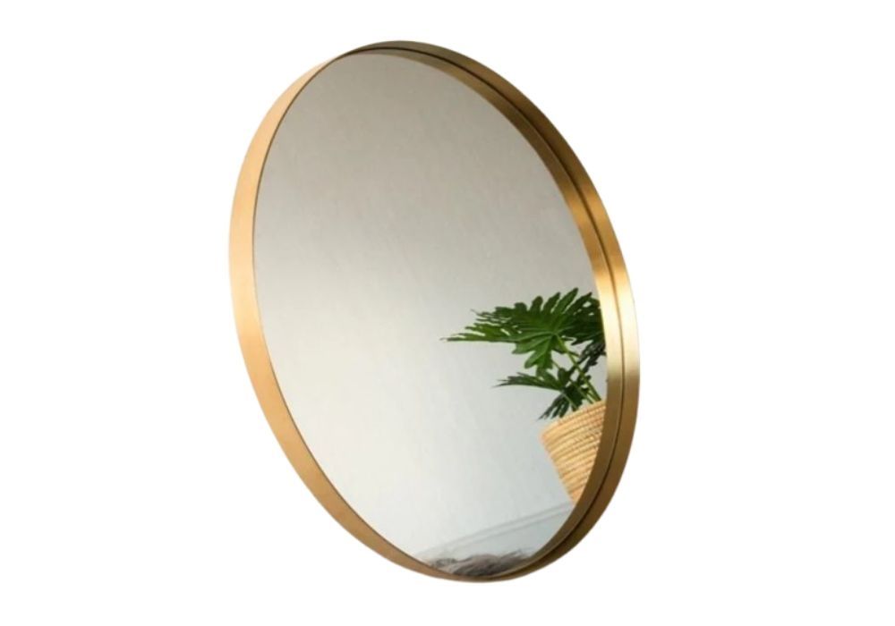  DEEP METAL FRAME CIRCULAR MIRROR