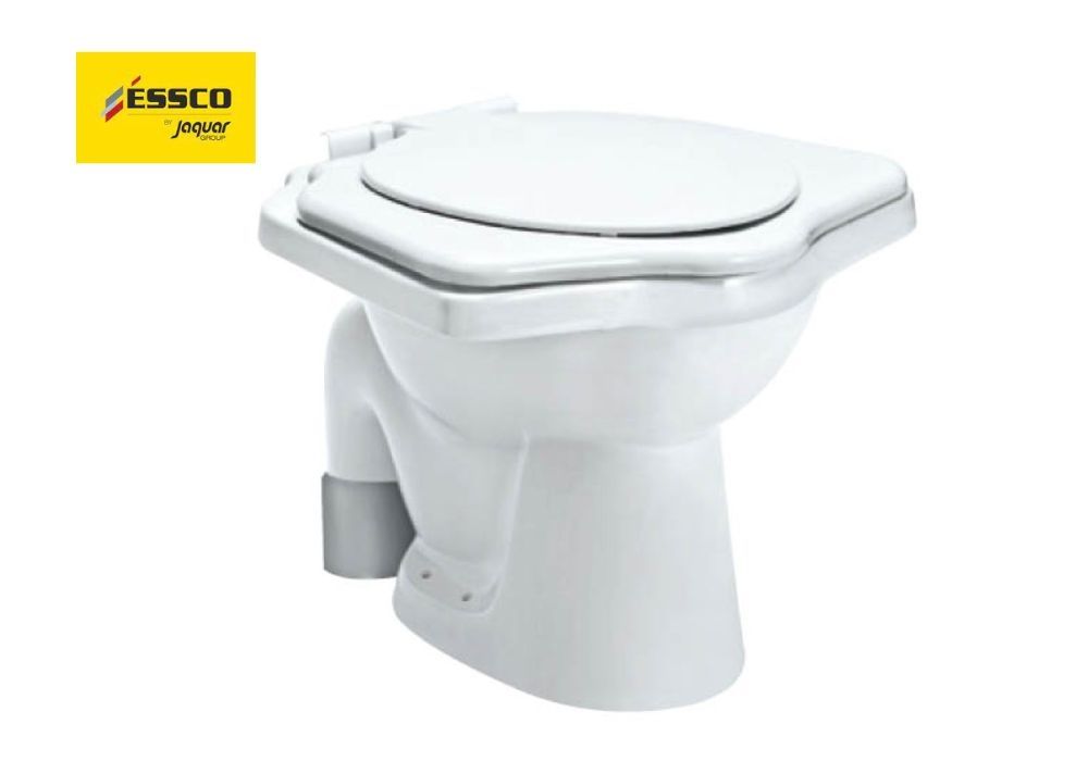 ESSCO ANGLO INDIAN WC S-TRAP WITH PP NORMAL CLOSE SEAT COVER