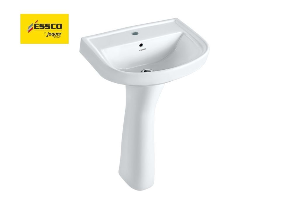 ESSCO WALL HUNG BASIN WITH FIXING ACCESSORIES ECS-WHT-801