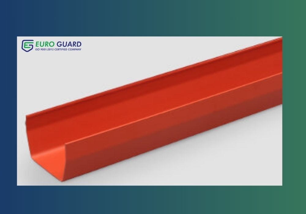 EUROGUARD HYSQUARE GUTTER 200mm 3meter