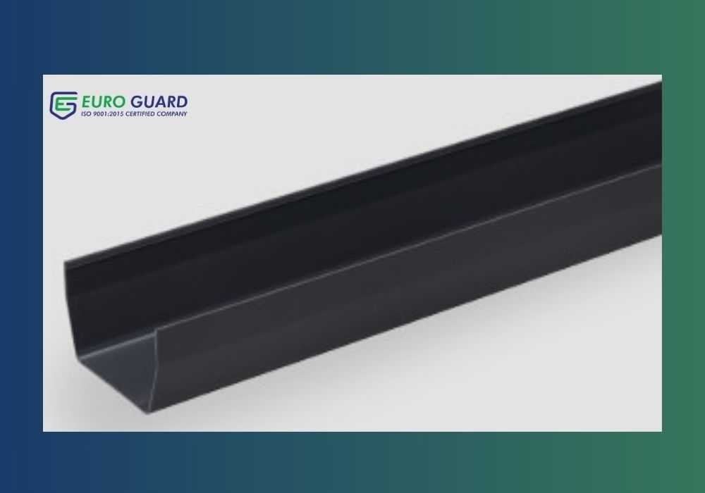 EUROGUARD HYSQUARE GUTTER 200mm 3meter