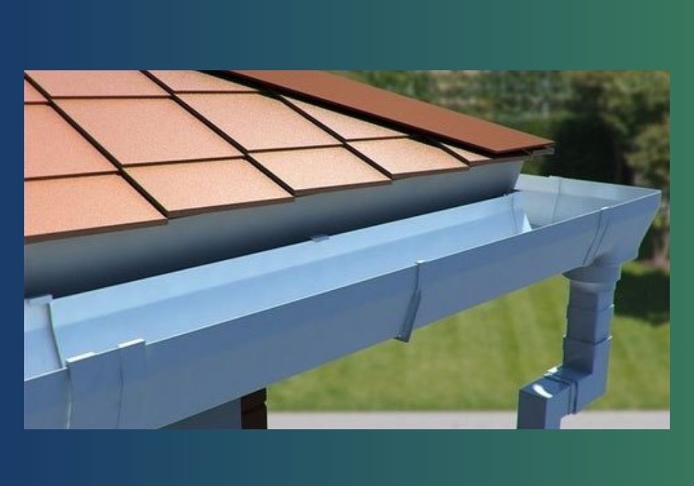 EUROGUARD HYSQUARE GUTTER 200mm 3meter