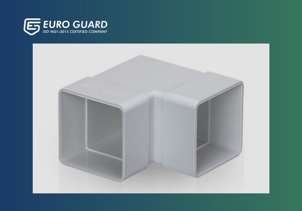 EUROGUARD SQUARE ELBOW 90