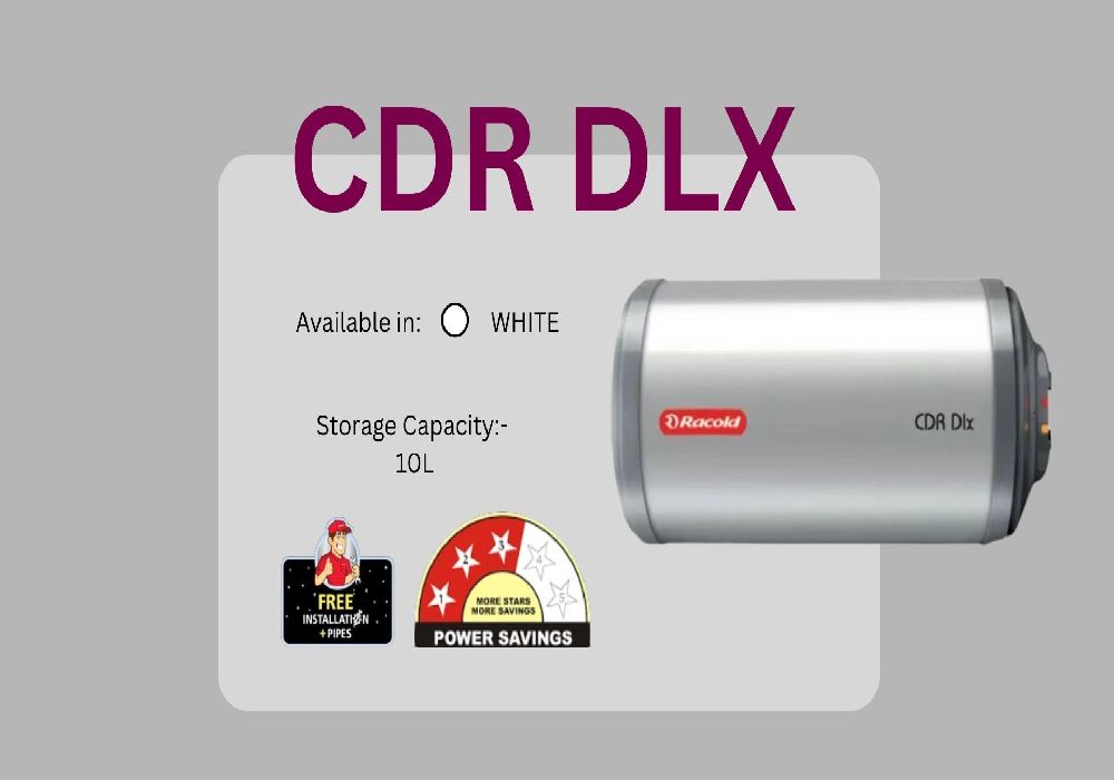 Racold CDR DLX-10Liters (HORIZONTAL)