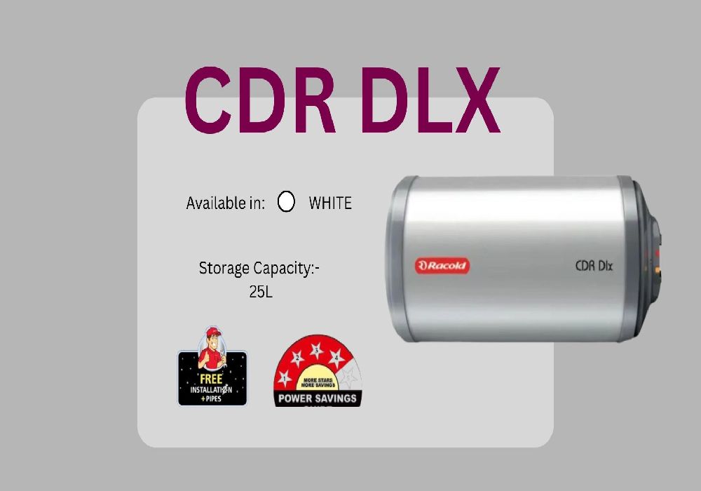 Racold CDR DLX-25Liters (HORIZONTAL)