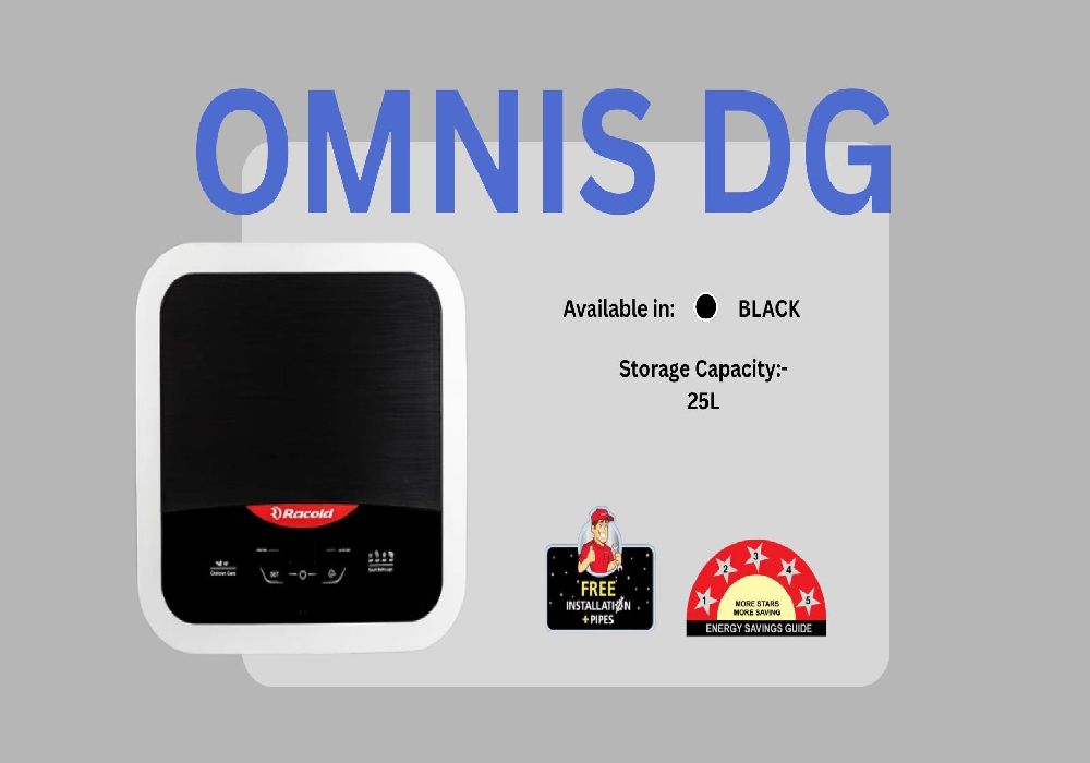 Racold Omnis DG Black-25Liters (VERTICAL)