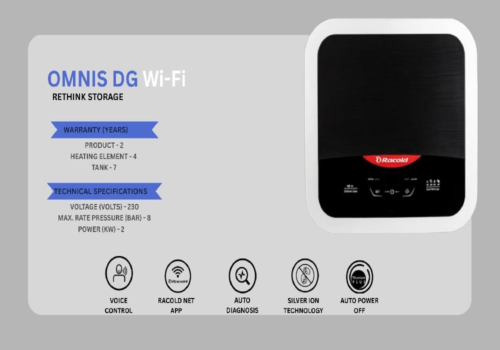 Racold Omnis DG Wi-Fi-15Liters (VERTICAL)