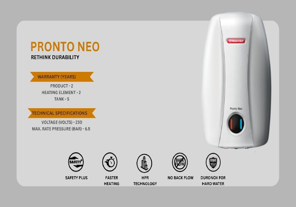 Racold Pronto Neo-5Liters INSTANT (VERTICAL)