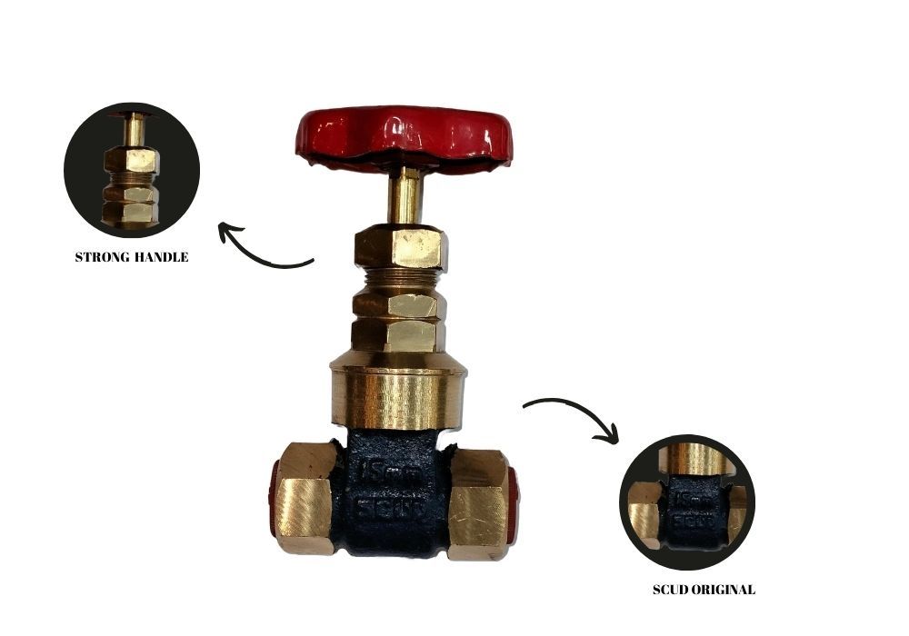 SCUD GATE VALVE BRASS