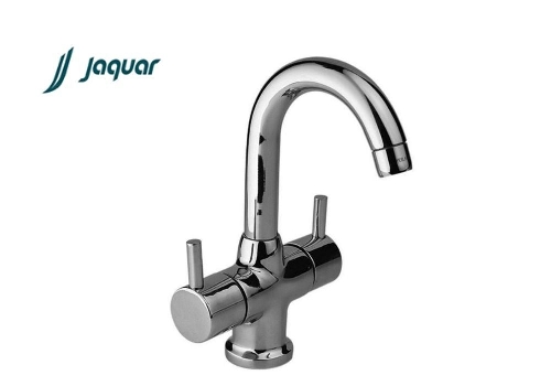 JAQUAR CENTRAL HOLE BASIN MIXER WITH REGULAR SPOUT