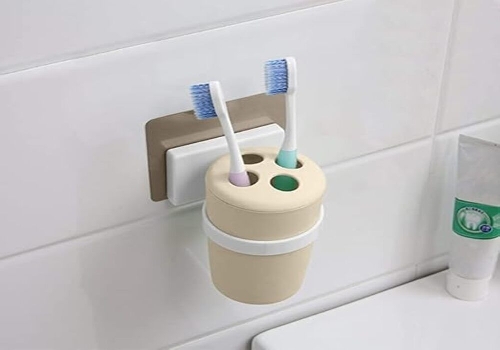 RBC Self Adhesive ABS Single Toothbrush Holder